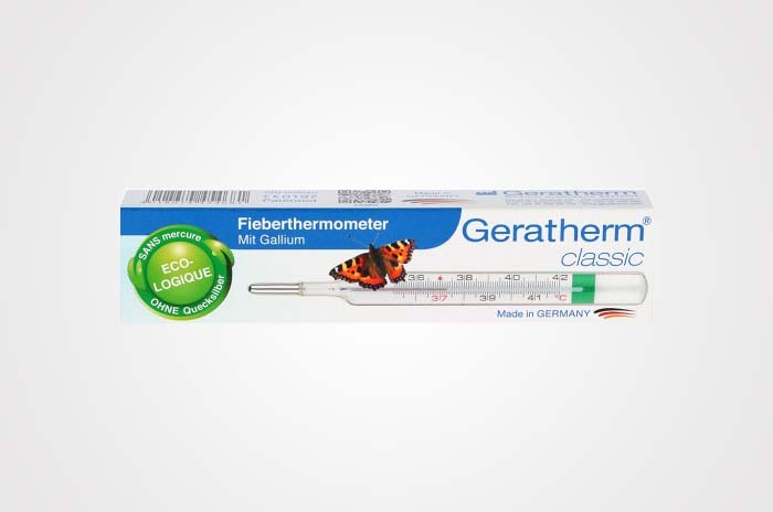 Geratherm Classic m.Easy Flip in EFS Fieberthermometer